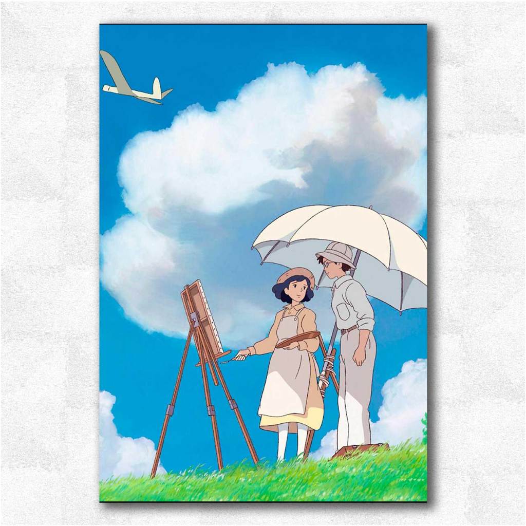 Placas Decorativas Quadros -Studio Ghibli Princesa Mononoke O