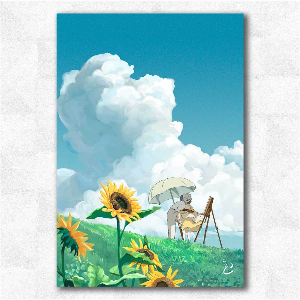 Placas Decorativas Quadros -Studio Ghibli Princesa Mononoke O