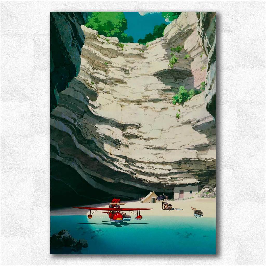Placas Decorativas Quadros -Studio Ghibli Princesa Mononoke O