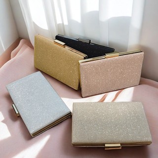 Bolsa clutch de festa com brilho