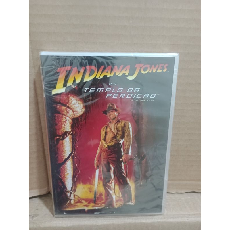 DVD INDIANA JONES E O TEMPLO DA PERDIÇÃO (ORIGINAL/LACRADO