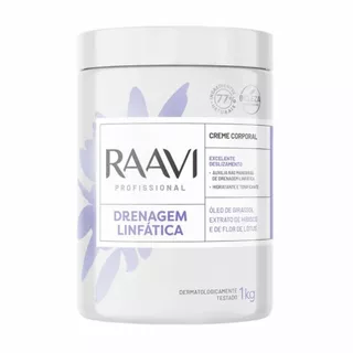 Creme Para Drenagem Linfática Raavi 1 Kg PA2606