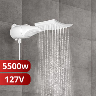 Chuveiro Eletrônico Ducha Loren Shower Ultra Lorenzetti 127v 5500w Branco