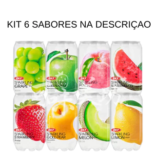 Kit 6 Sabores Agua Saborizada Sparkling Okf Importado Coreia
