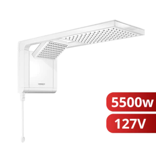 Chuveiro Elétrico Acqua Duo Ultra Branco 127V 5500W Lorenzetti