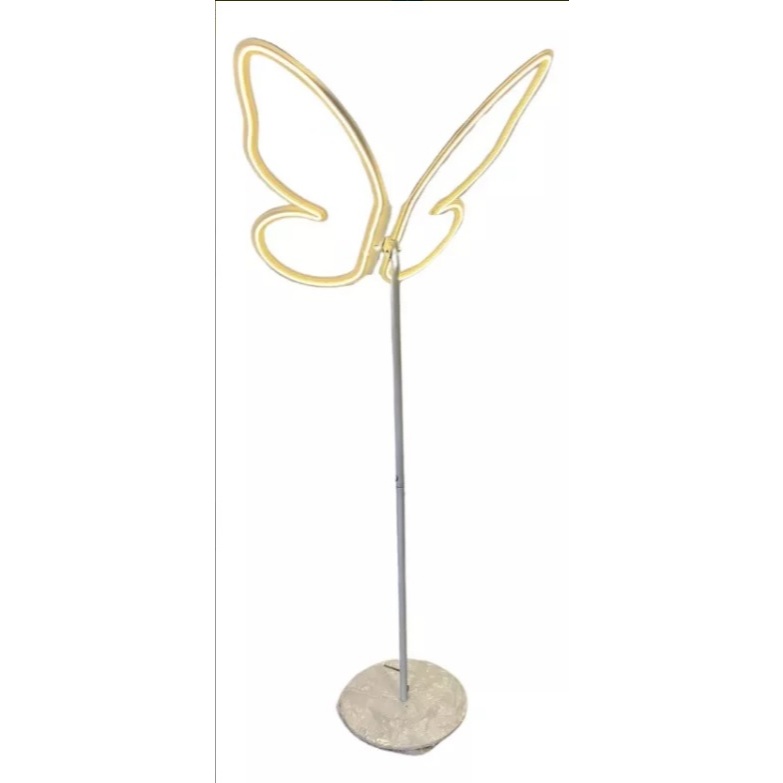 Pedestal Borboleta De Led Com Suporte