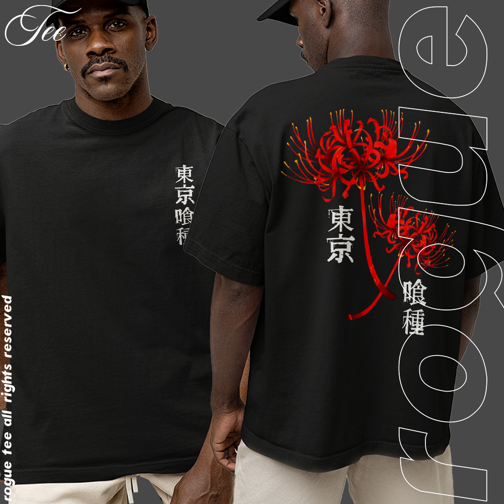 Camiseta Basica e OVERSIZED Tokyo Ghoul Lycoris Radiata Stage Life