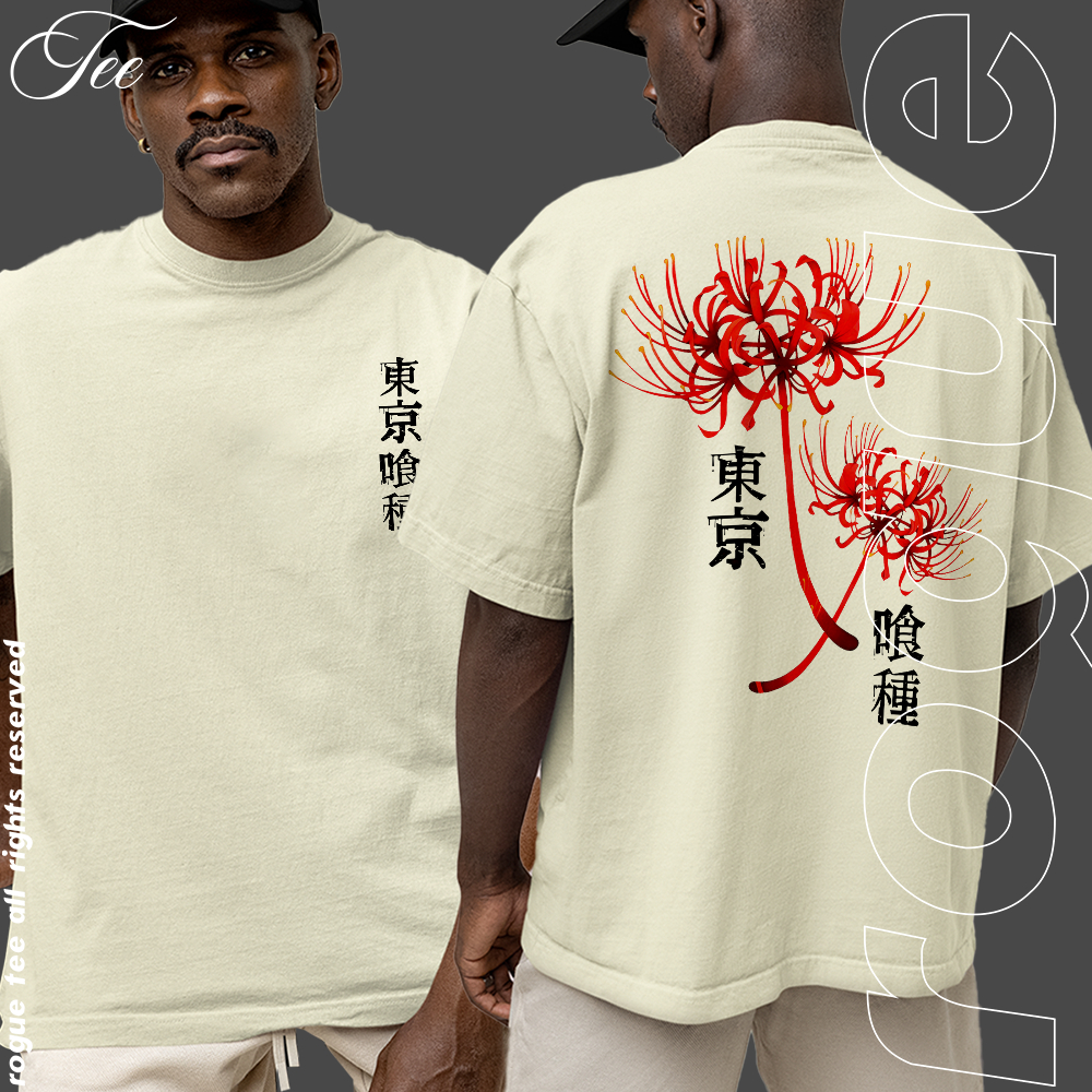 Camiseta Basica e OVERSIZED Tokyo Ghoul Lycoris Radiata Stage Life