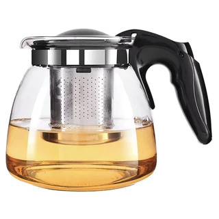 Chaleira Com Infusor Chá Café Bule Vidro e Inox 1000ml Envio Imediato Alta Qualidade
