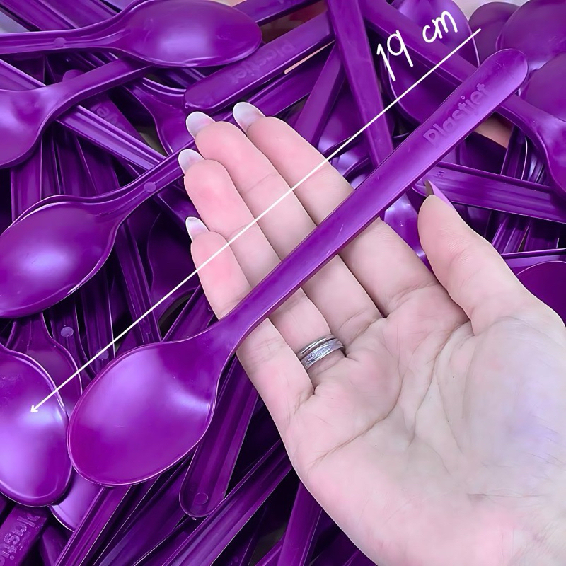 200~800 COLHER AÇAÍ LONGA 20 cm ROXA GIGANTE OFF | Shopee Brasil