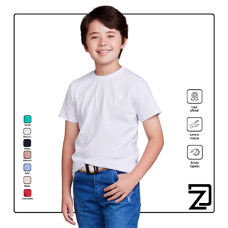 Camisa Básica Infantil Manga Curta