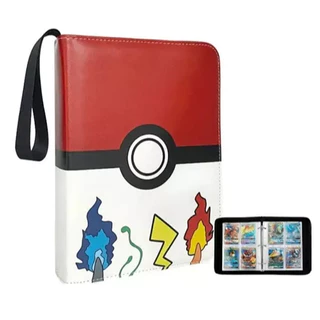 Album Fichário Pasta Pokemon Pokebola P/ 400 Cartas Cards