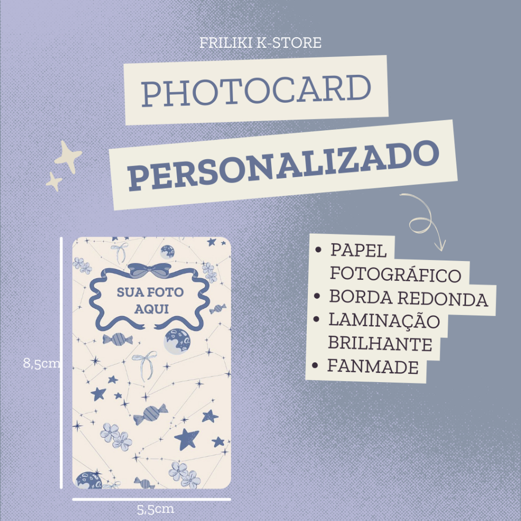 KITS PHOTOCARD PERSONALIZADO - 10, 20, 30, 40 // LEIA A DESCRIÇÃO ...