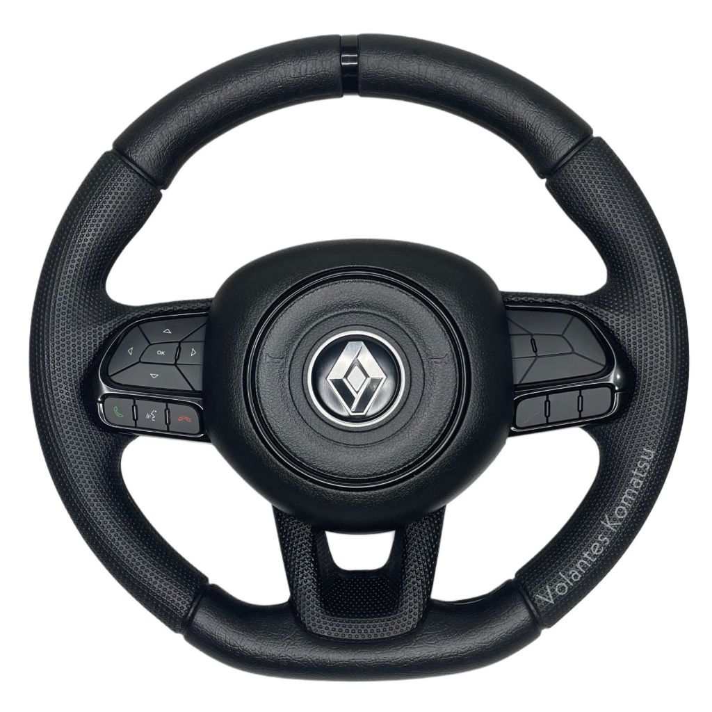 VOLANTE TORO MULTIFUNCIONAL COM LEDS NOS BOT ES SANDERO LOGAN CLIO 