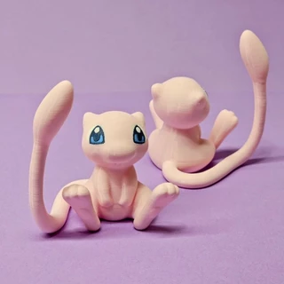 Mew Pokémon 3D Boneco Miniatura Action Figure Impressão 3D Colecionavel Presentes Decoracao Enfeite