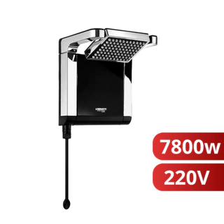 Ducha Chuveiro Eletrônico Acqua Star Ultra Preto Cromado 220v 7800w Lorenzetti