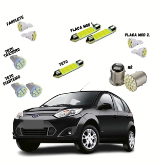 Kit Lampada Led Ford Fiesta 2008 2009 2010 2011 2012 2013