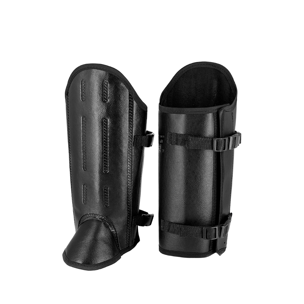 Perneira Caneleira de Proteção contra Pedras Roçadeira e Animais peçonhentos com velcrum e presilha