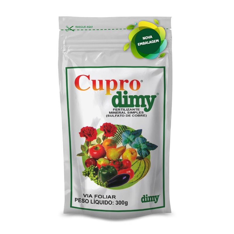 Cupro Dimy 300g Calda Bordalesa Fertilizante Mineral Fungicida Sulfato ...