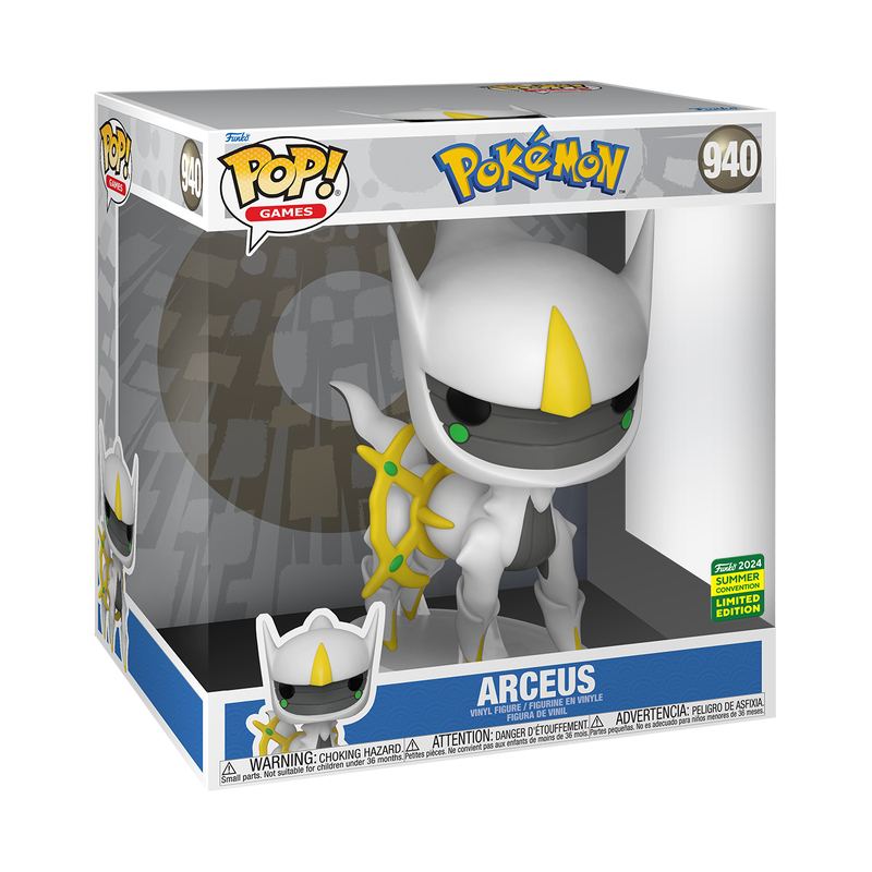 Funko Pop Pokémon Arceus Sdcc Jumbo 10" - Pokemon - #940