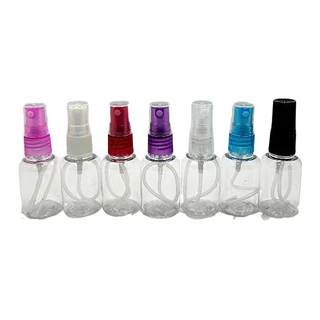 Kit 20 Frascos 30ml Plástico Pet Com Válvula Spray Borrifador Para Aromas Álcool e Outros