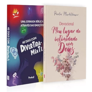 Kit Devocional | 40 Dias Com Divertidamente + Meu lugar de intimidade com Deus