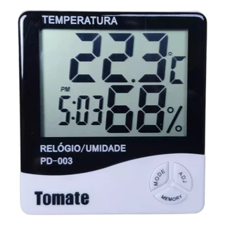 Relógio Temperatura Umidade Termo-higrômetro Digital