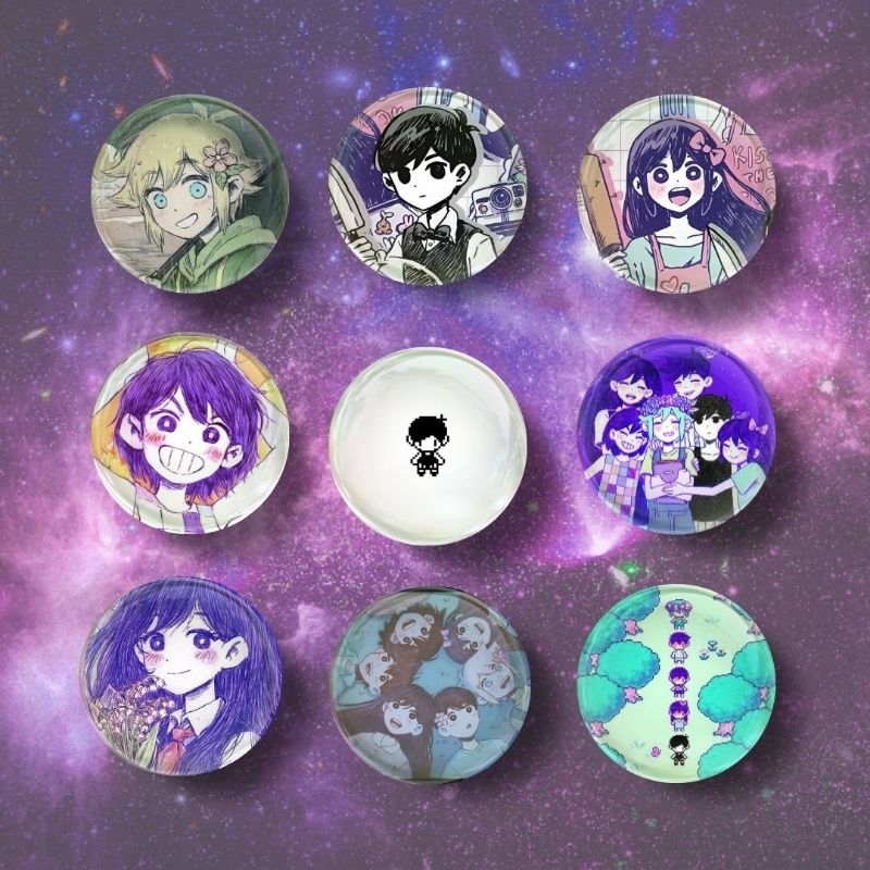 OMORI Sunny Mari Broches /Pin/Bottons tamanho 3,5cm pacotes