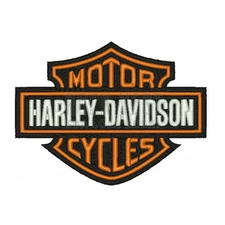 Patch Bordado Harley Davidson Motorcycles Personalização