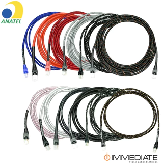 Cabo de Rede Ethernet CAT5e Revestido Tecido - 100Mhz - 1000MBps