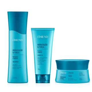 Amend Kit Hidratação e Força Shampoo 250ml + Mascara 300g + Leave-in 180g em Oferta na Shopee