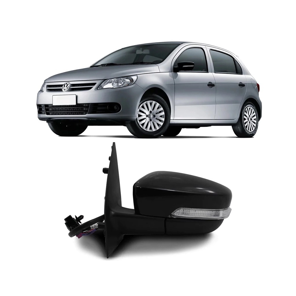 Retrovisor Gol/Voyage G5 2009/2012 Elétrico Com Pisca Metagal | Shopee ...