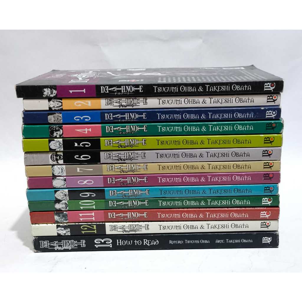 Death Note Complete A Sua Coleção Mangá Jbc Takeshi Obata | Shopee Brasil