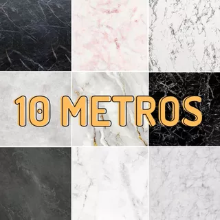 Papel de Parede 10 METROS x 45CM Adesivo Autocolante Marmore Sala, Quarto, Cozinha, Banheiro