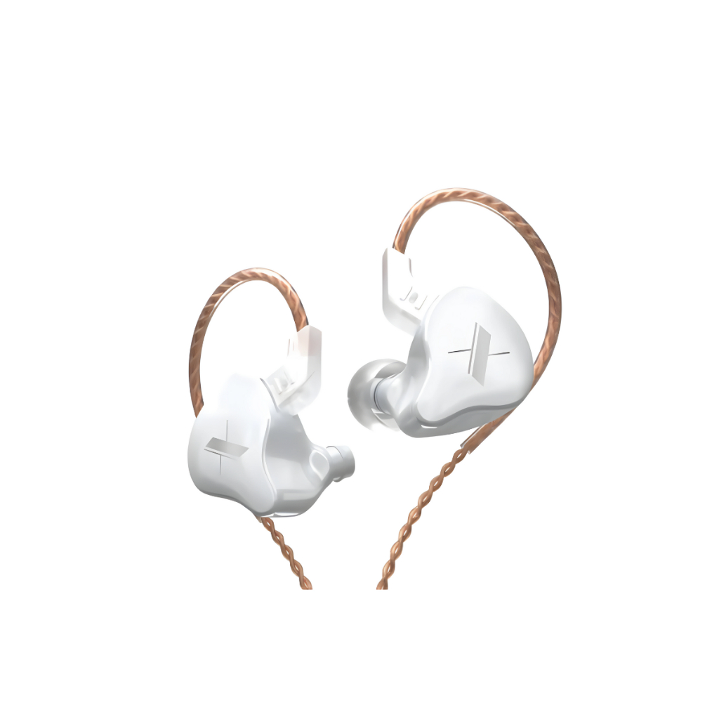 Fones De Ouvido Dinâmico Kz Edx Cabo Removível Sem Microfone