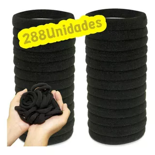 kit 288 Unidades elasticos de cabelo rabico feminino Varias Cores