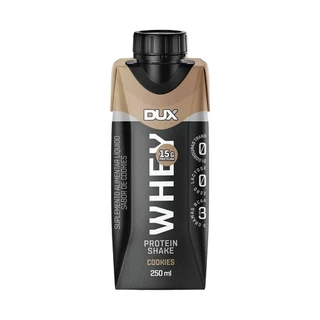 Shake de Whey Protein 250ml Dux Nutrition Sabor Cookies - 24 UnIdades