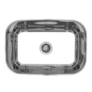 Cuba Aço Inox 430 Cozinha Sem Valvula 46x30x11cm Tecnocuba GNX em Oferta na Shopee