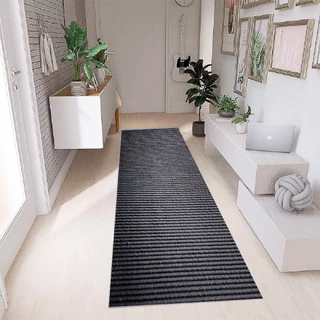 Passadeira Soft Emborrachada Tapete Antiderrapante 43cm Largura Diversas Cores