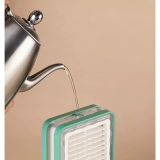 Mini Ventilador Portatil Umidificador Spray 3 Velocidades Touch USB com Luz Noturna RefrigeradorDeAr