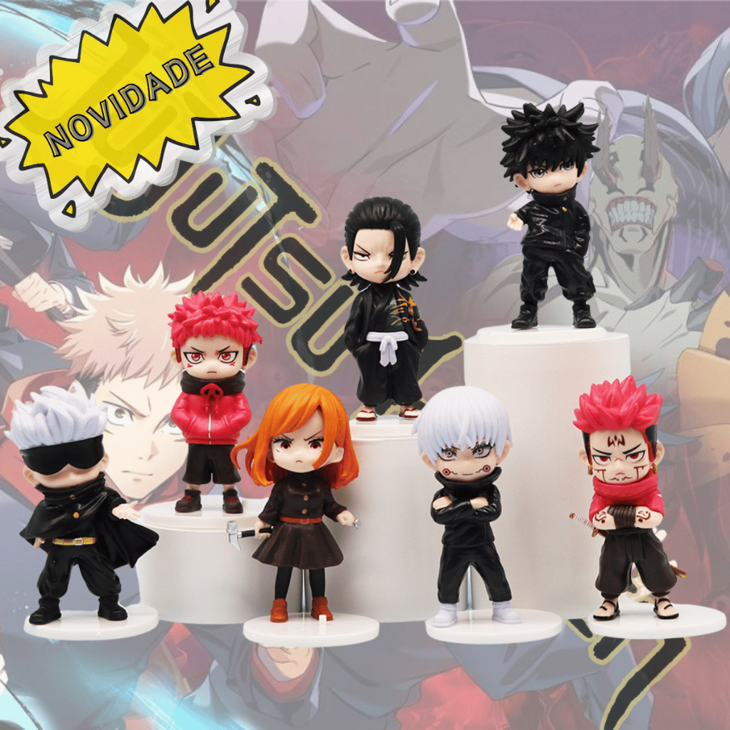 Boneco Jujutsu Kaisen Figure de Ação Bonecos de Ação Decoração Anime ...