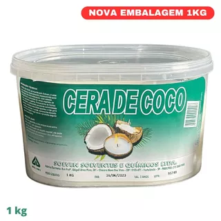 1 KG Cera de Côco 100 % Vegetal para velas