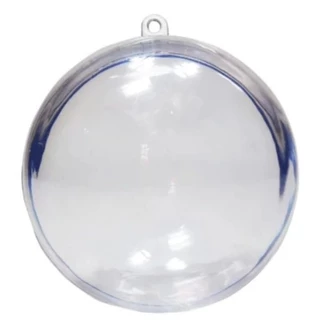 Esfera Acrílica 6,5cm kit 30 unidades ,Enfeite de Natal . bolinha para personalizar