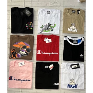 Kit 3 Camisetas Streetwear Camisa unissex 100% algodão fio 30.1 revenda atacado