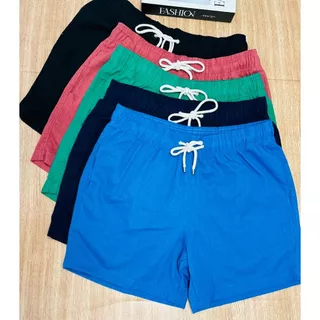 Short Bin Linho Egípcio Masculino Mauricinho Bermuda Moda Praia LANÇAMENTO