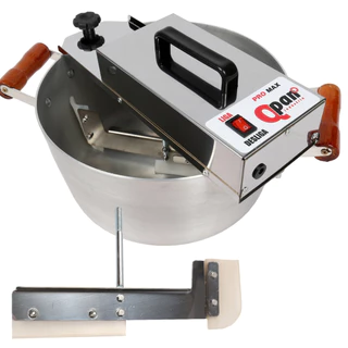 Panela Mexer Doces De Festa Brigadeiros Recheios e Salgados Automática, todo em inox 110v e 220v, 8L Pro Max