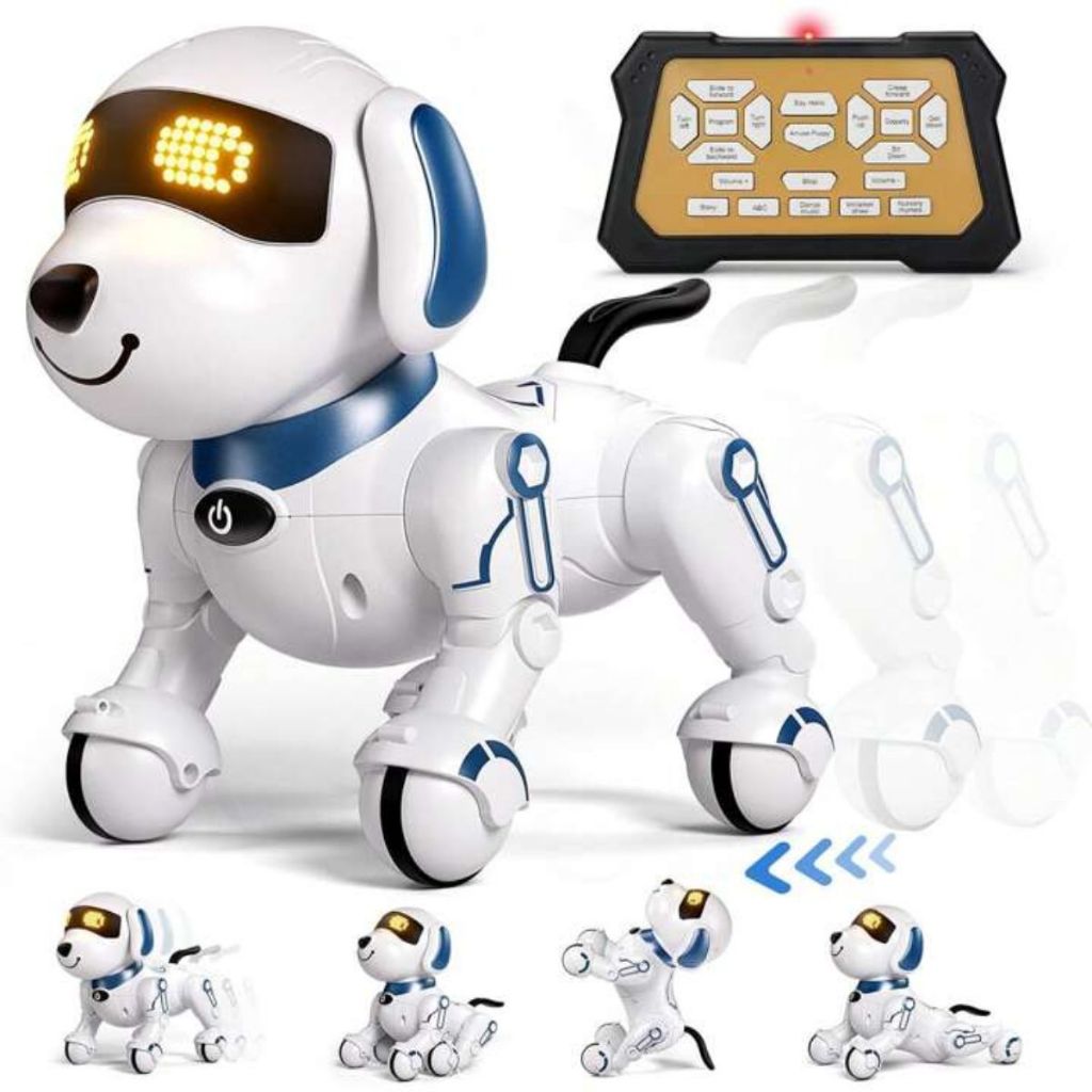 Cachorro Robo Smart Dog Inteligente Pet Com Controle Remoto | Shopee Brasil