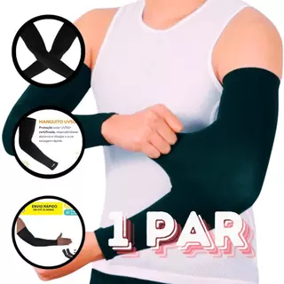 Par Maguito Protetor Solar UV50+ Envio Imediato Segunda Pele Mangote Unissex Tamanho único