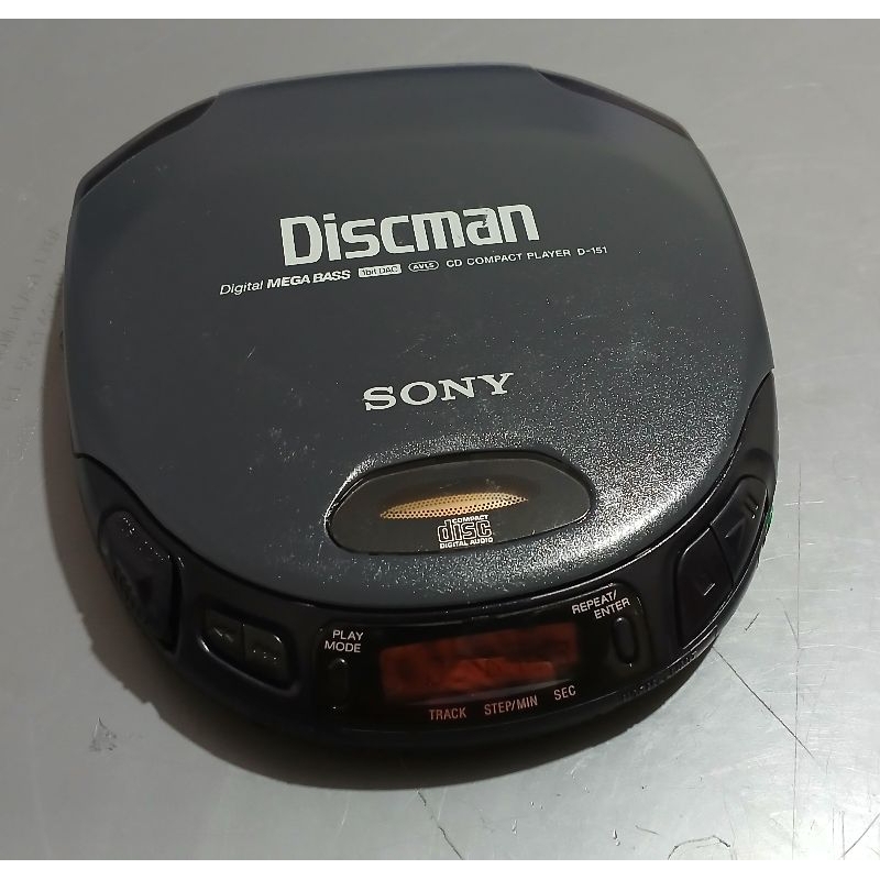 Discman Sony CD Compact Player D-151 Funcionando | Shopee Brasil