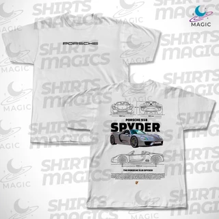 Camiseta Porsche 918 Spyder varias cores 100% Algodão unissex